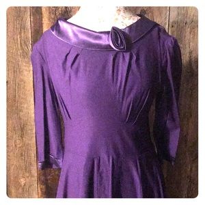 Purple on piece dress size 16/14